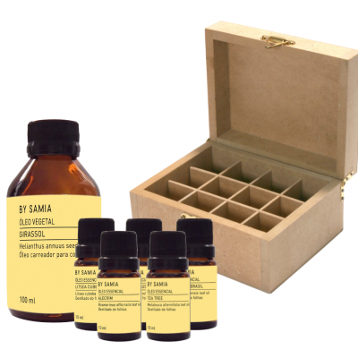 Kit essencial de aromaterapia